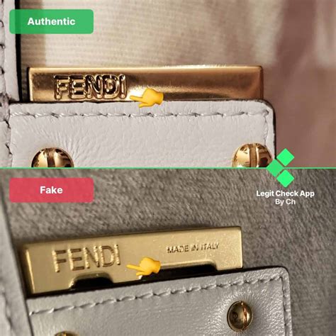 fake fendi baguette vs real|real vs false fendi.